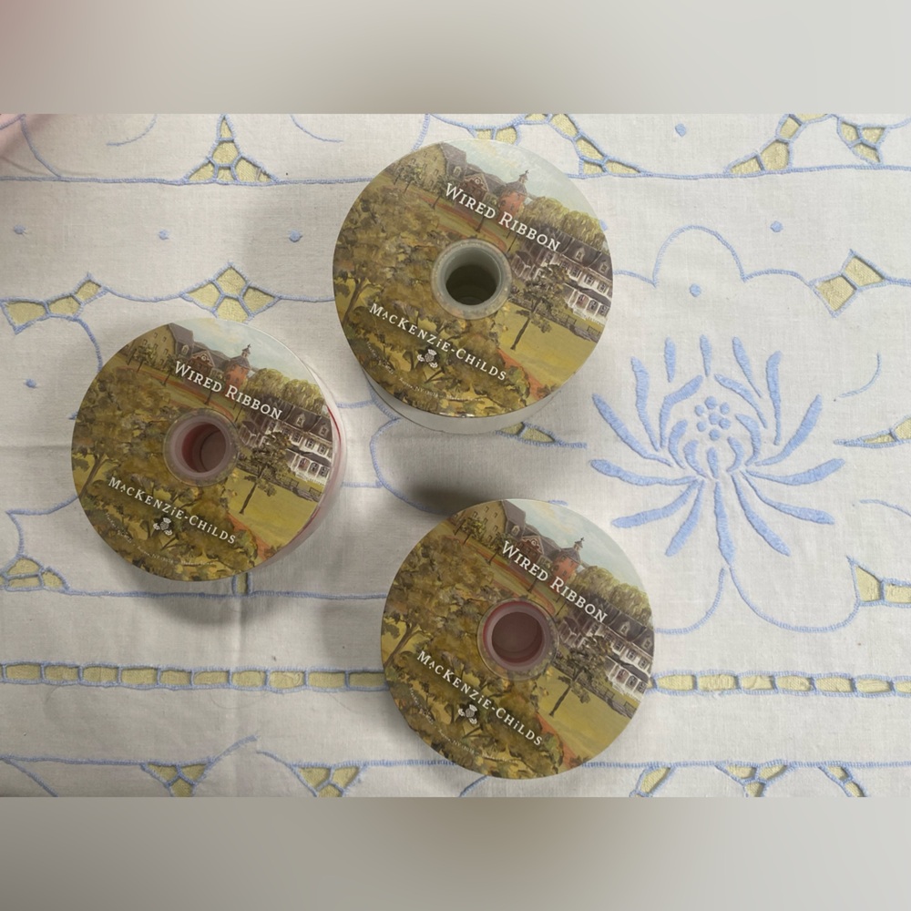 MacKenzie-Childs Vintage Wired Ribbon Spools
